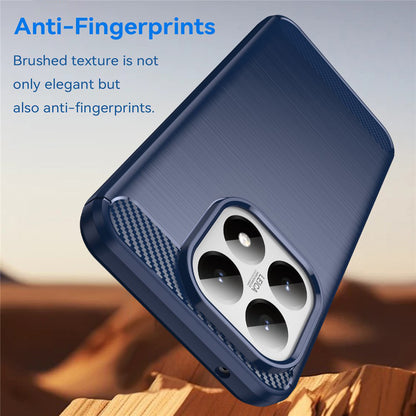 Deksel for Xiaomi 15T, Techsuit, Karbon, Blå