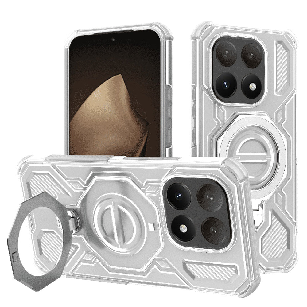 Deksel for Xiaomi 15T, Techsuit, Carbon Shield Pro, Hvit