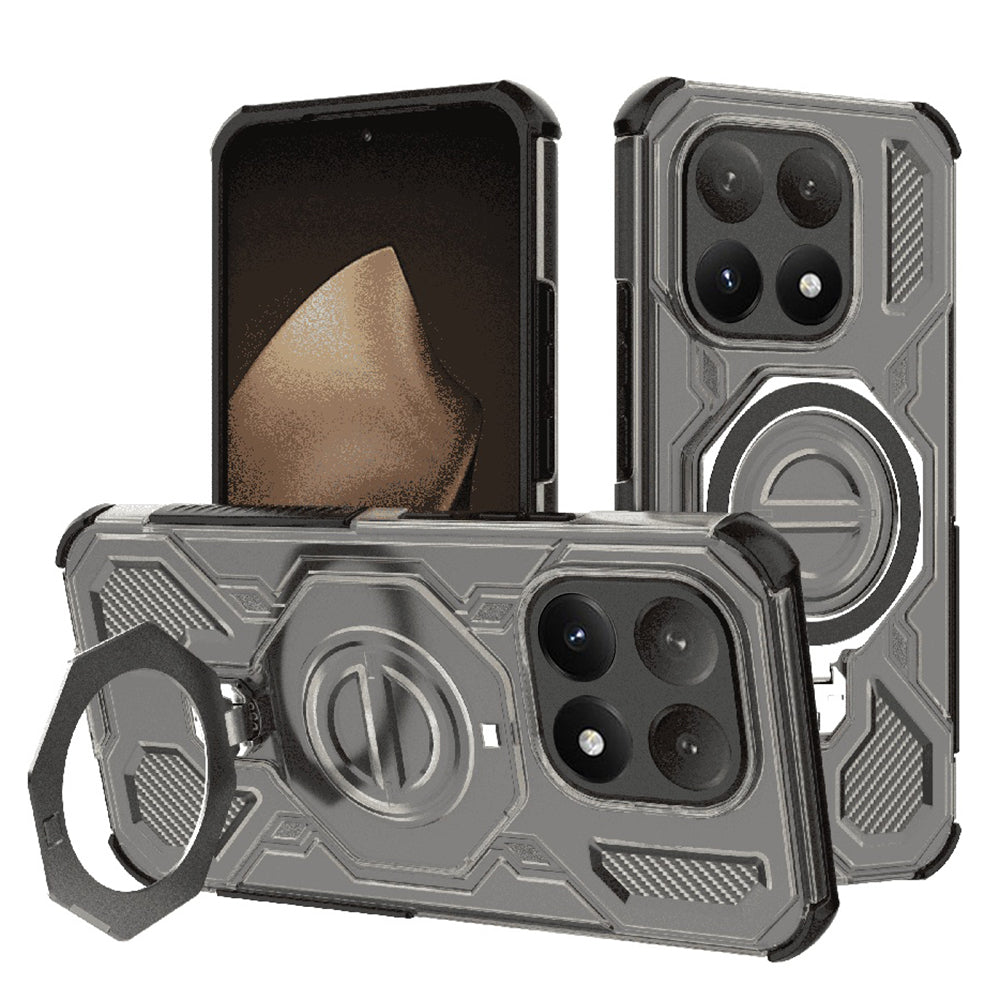 Deksel for Xiaomi 15T, Techsuit, Carbon Shield Pro, Lys Svart