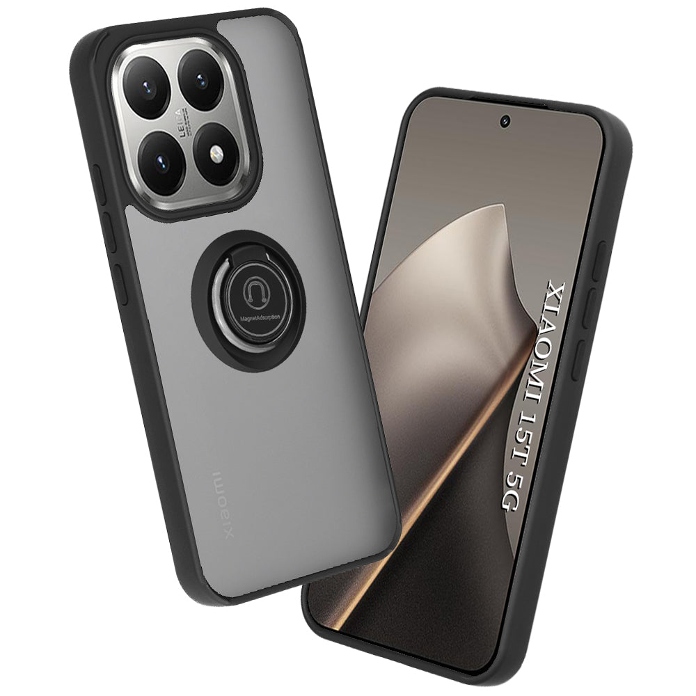 Deksel for Xiaomi 15T, Techsuit, Glinth, Svart