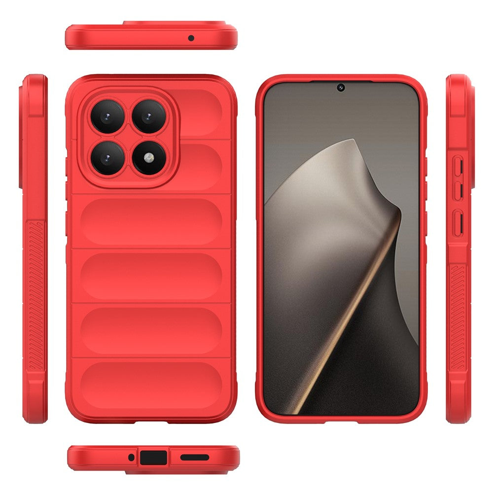 Deksel for Xiaomi 15T, Techsuit, Magic Shield, Rød