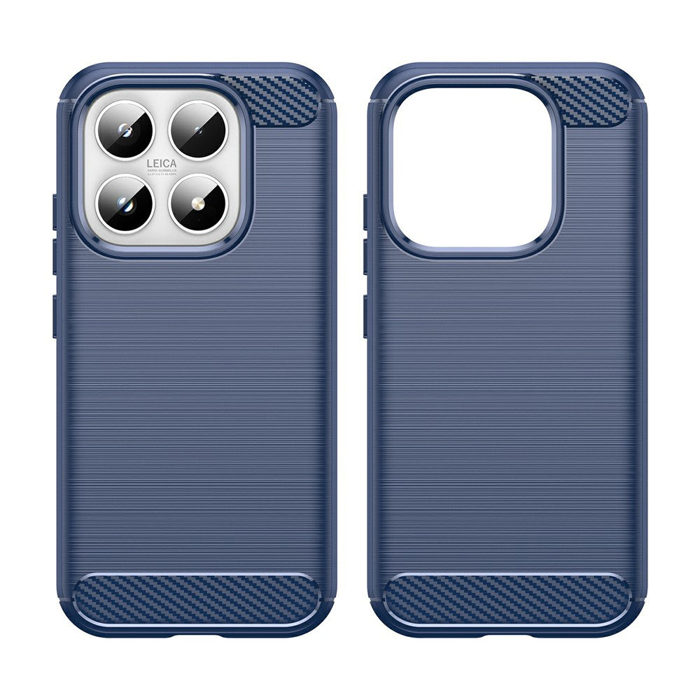 Deksel for Xiaomi 17, Techsuit, Karbon, Blå