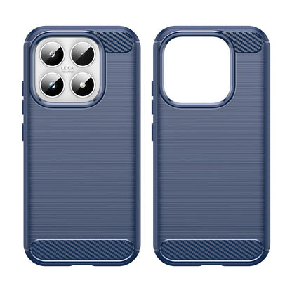 Deksel for Xiaomi 17, Techsuit, Karbon, Blå