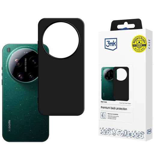 Deksel for Xiaomi 17 Ultra, 3MK, Svart