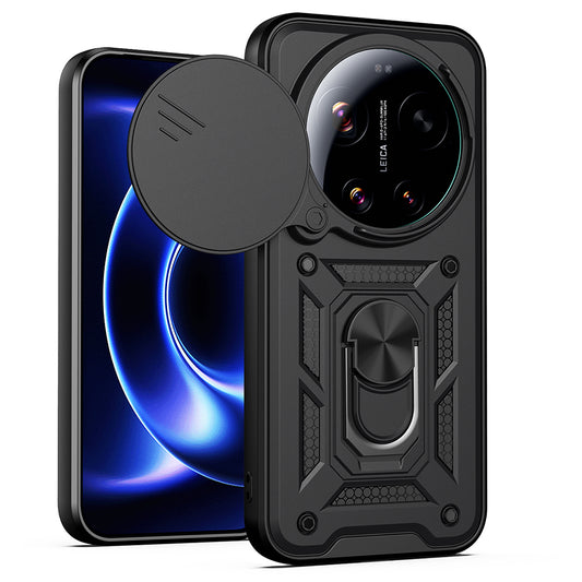 Deksel for Xiaomi 17 Ultra, Techsuit, CamShield, Svart