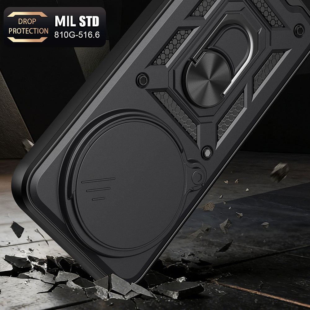 Deksel for Xiaomi 17 Ultra, Techsuit, CamShield, Svart