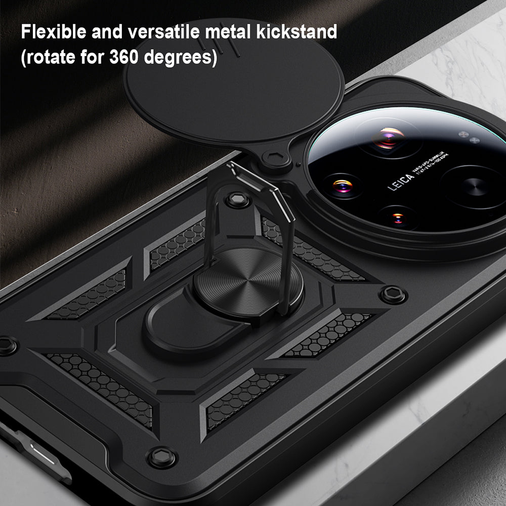 Deksel for Xiaomi 17 Ultra, Techsuit, CamShield, Svart