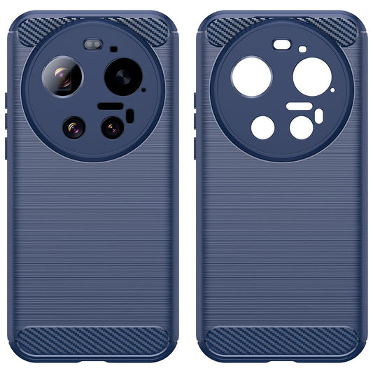 Deksel for Xiaomi 17 Ultra, Techsuit, Karbon, Blå