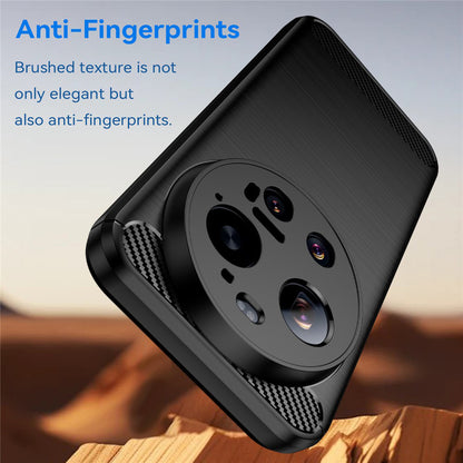 Deksel for Xiaomi 17 Ultra, Techsuit, Karbon, Svart