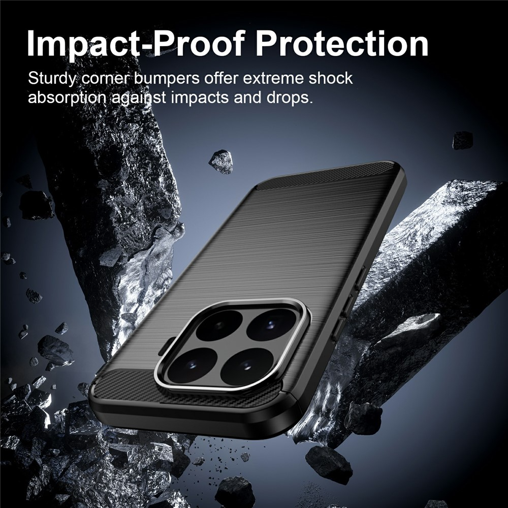 Deksel til Xiaomi 17T, OEM, Carbon Black, Svart