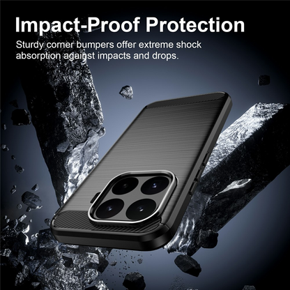 Deksel til Xiaomi 17T, OEM, Carbon Black, Svart