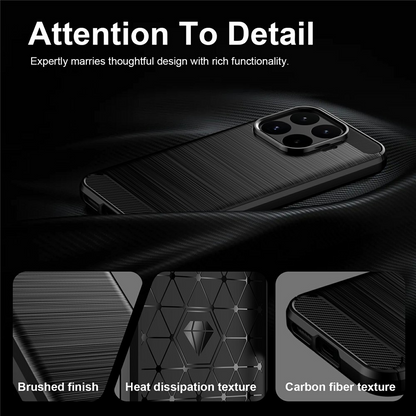 Deksel til Xiaomi 17T, OEM, Carbon Black, Svart