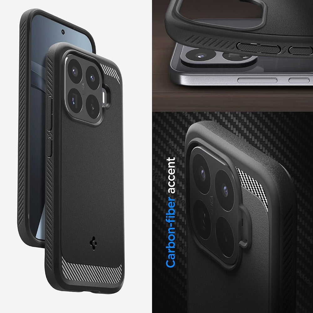 Deksel til Xiaomi 17T Pro, Spigen, Rugged Armor, Svart ACS11869