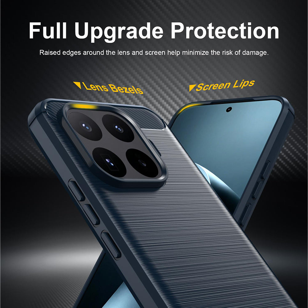 Deksel til Xiaomi 17T Pro, Techsuit, Karbon, Blå