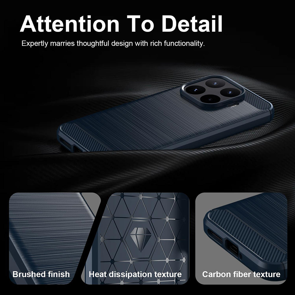 Deksel til Xiaomi 17T Pro, Techsuit, Karbon, Blå