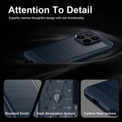 Deksel til Xiaomi 17T Pro, Techsuit, Karbon, Blå