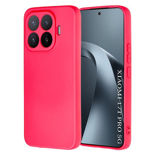 Deksel til Xiaomi 17T Pro, Techsuit, SoftFlex, Mørk Rosa
