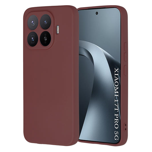 Deksel til Xiaomi 17T Pro, Techsuit, SoftFlex, Burgunder