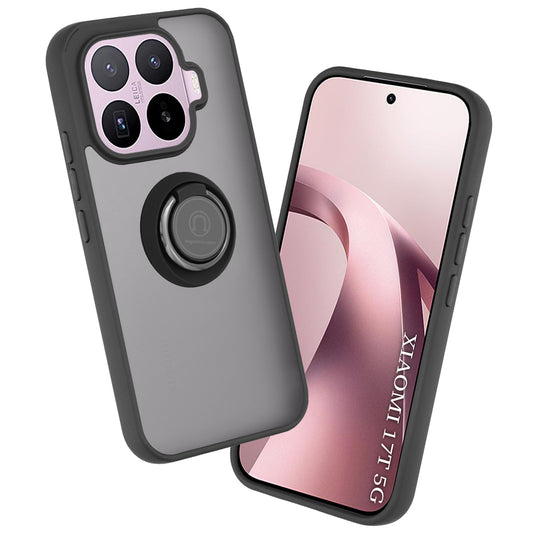 Deksel for Xiaomi 17T, Techsuit, Glinth, Svart