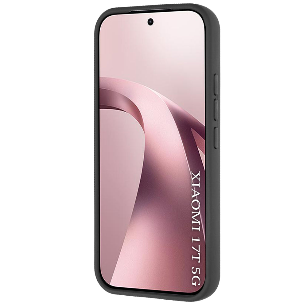 Deksel for Xiaomi 17T, Techsuit, Glinth, Svart