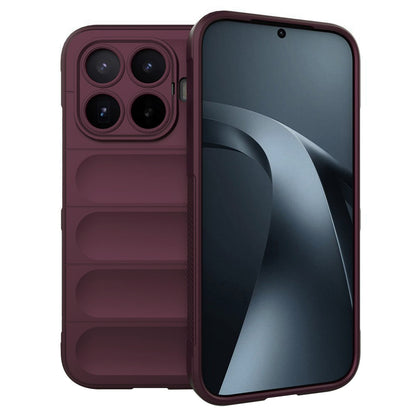 Deksel for Xiaomi 17T, Techsuit, Magic Shield, Burgunder
