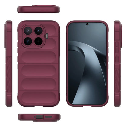 Deksel for Xiaomi 17T, Techsuit, Magic Shield, Burgunder