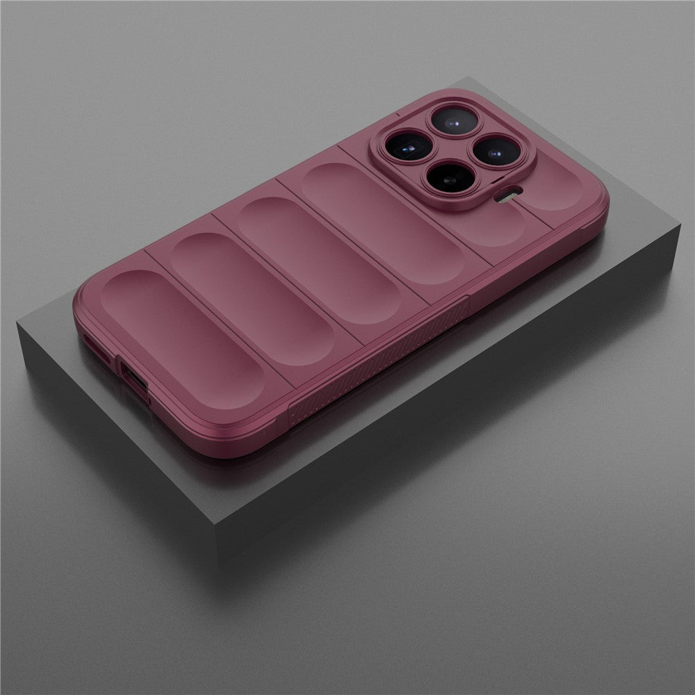 Deksel for Xiaomi 17T, Techsuit, Magic Shield, Burgunder