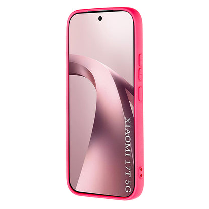 Deksel til Xiaomi 17T, Techsuit, SoftFlex, Mørk Rosa