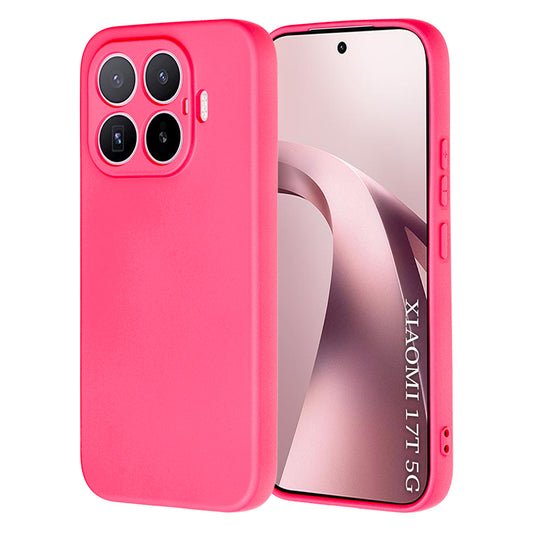 Deksel til Xiaomi 17T, Techsuit, SoftFlex, Mørk Rosa