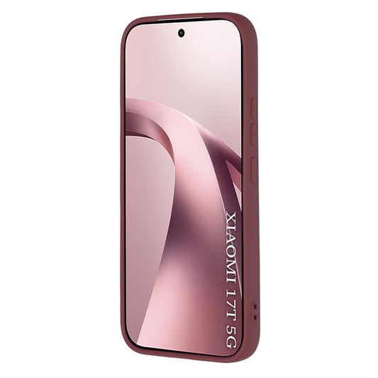 Deksel til Xiaomi 17T, Techsuit, SoftFlex, Burgunder