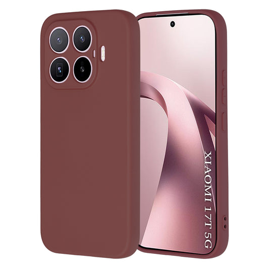 Deksel til Xiaomi 17T, Techsuit, SoftFlex, Burgunder
