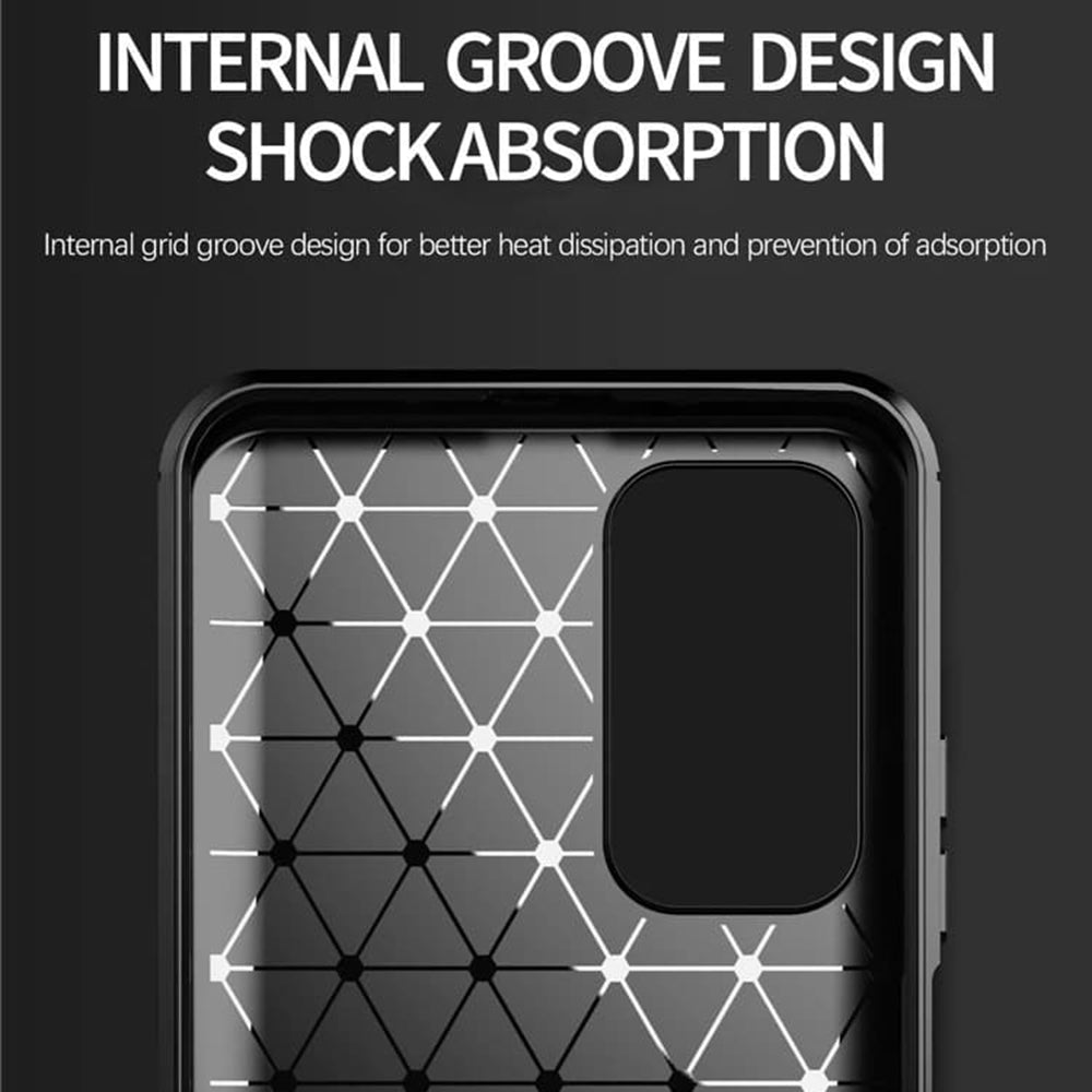 Deksel for Xiaomi Mi 10T 5G / 10T Pro 5G, Techsuit, Karbon, Svart