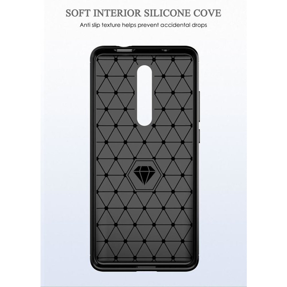 Deksel for Xiaomi Mi 9T Pro / 9T / Redmi K20 Pro / K20, Techsuit, Karbon, Svart