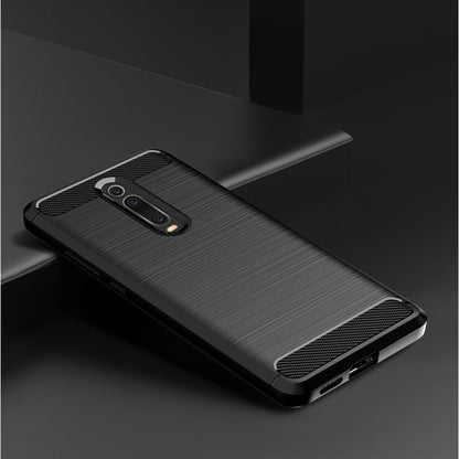 Deksel for Xiaomi Mi 9T Pro / 9T / Redmi K20 Pro / K20, Techsuit, Karbon, Svart