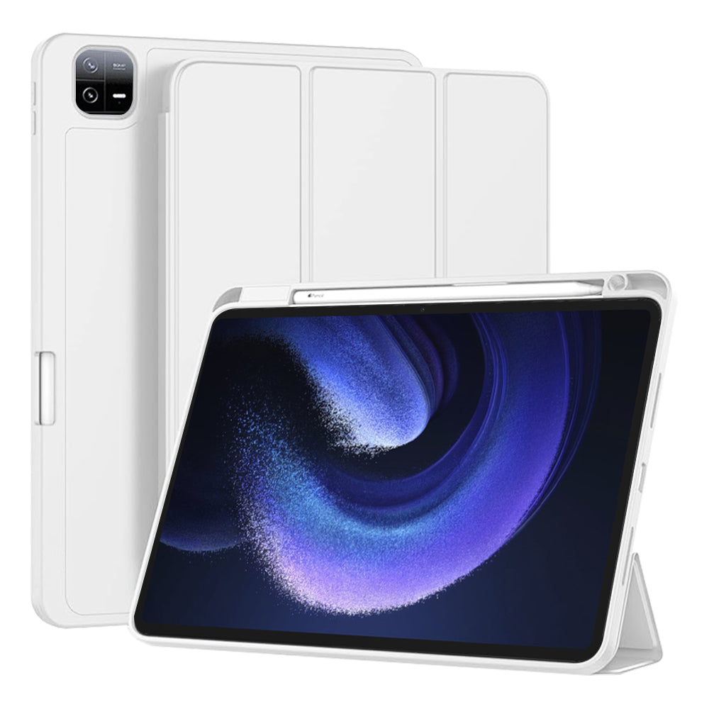 Deksel for Xiaomi Pad 6 / 6 Pro, Techsuit, Flex Trifold, Grå