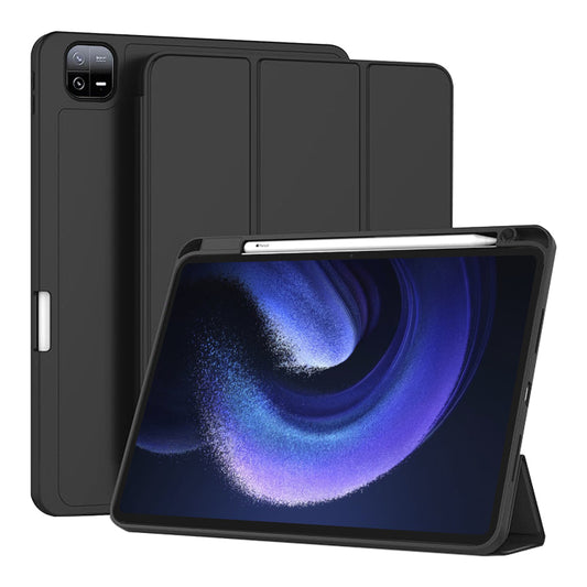Deksel for Xiaomi Pad 6 / 6 Pro, Techsuit, Flex Trifold, Svart
