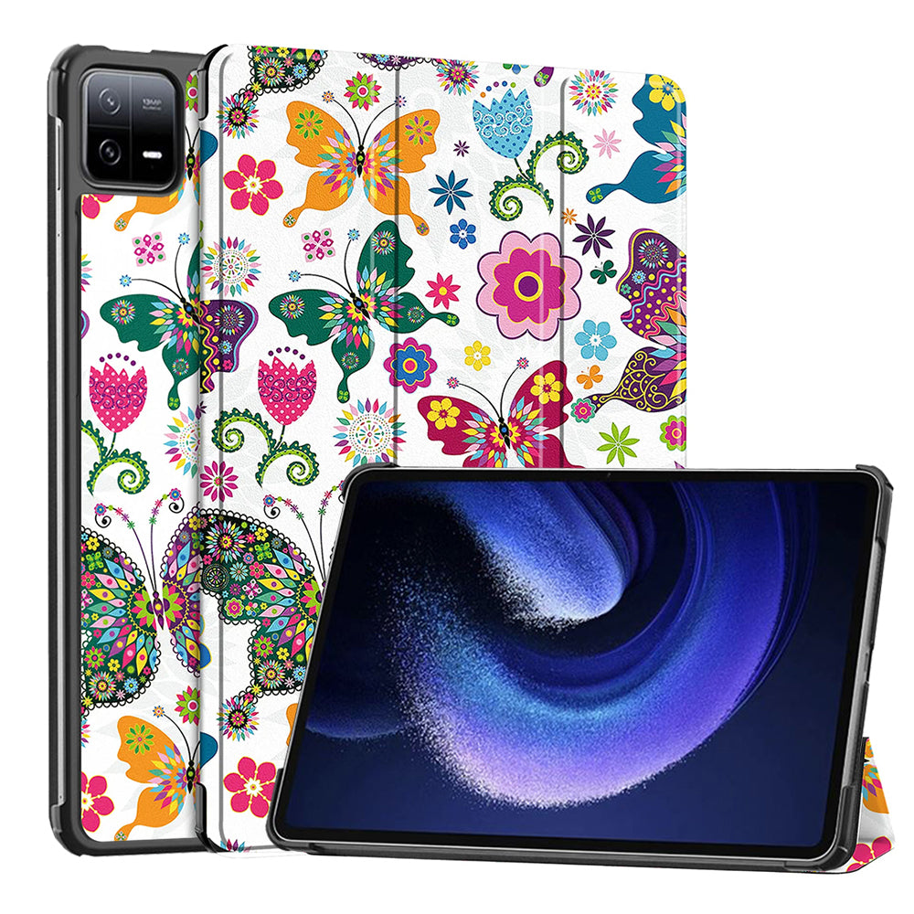 Deksel for Xiaomi Pad 6 / 6 Pro, Techsuit, FoldPro Butterfly, Flerfarget