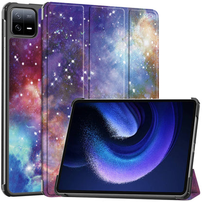 Deksel for Xiaomi Pad 6 / 6 Pro, Techsuit, FoldPro Galaxy, Flerfarget
