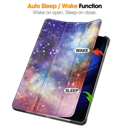 Deksel for Xiaomi Pad 6 / 6 Pro, Techsuit, FoldPro Galaxy, Flerfarget