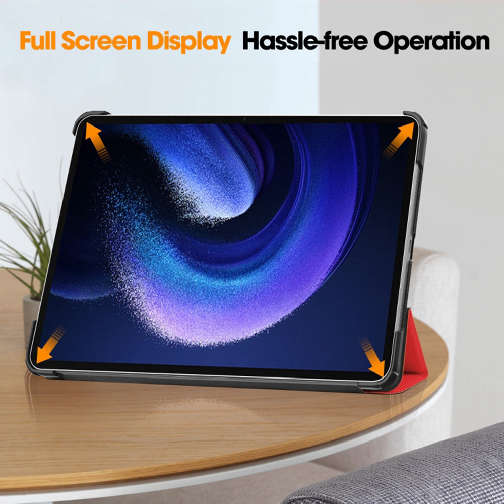 Deksel for Xiaomi Pad 6 / 6 Pro, Techsuit, FoldPro, Rød