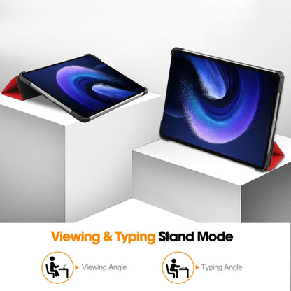 Deksel for Xiaomi Pad 6 / 6 Pro, Techsuit, FoldPro, Rød