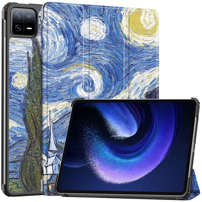 Deksel for Xiaomi Pad 6 / 6 Pro, Techsuit, FoldPro Starry Night, Flerfarget