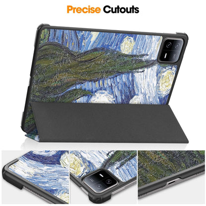 Deksel for Xiaomi Pad 6 / 6 Pro, Techsuit, FoldPro Starry Night, Flerfarget