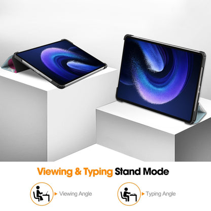 Deksel for Xiaomi Pad 6 / 6 Pro, Techsuit, FoldPro Unicorn, Flerfarget
