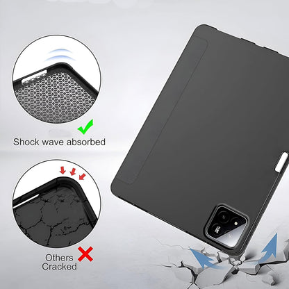 Deksel for Xiaomi Pad 7 / 7 Pro, Techsuit, Flex Trifold, Svart
