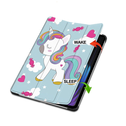 Deksel for Xiaomi Pad 7 / 7 Pro, Techsuit, FoldPro Unicorn, Flerfarget