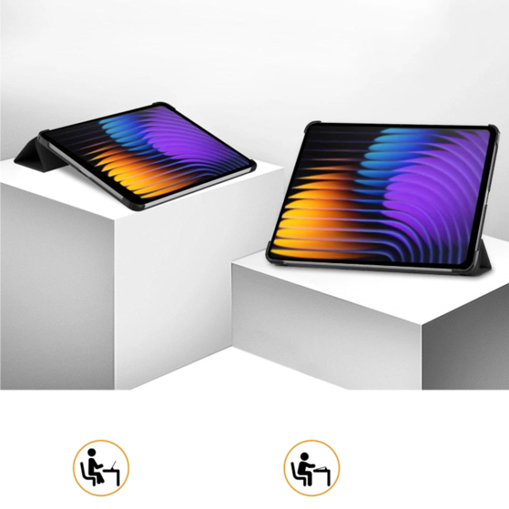 Deksel for Xiaomi Pad 7 / 7 Pro, Techsuit, FoldPro Unicorn, Flerfarget