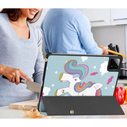 Deksel for Xiaomi Pad 7 / 7 Pro, Techsuit, FoldPro Unicorn, Flerfarget