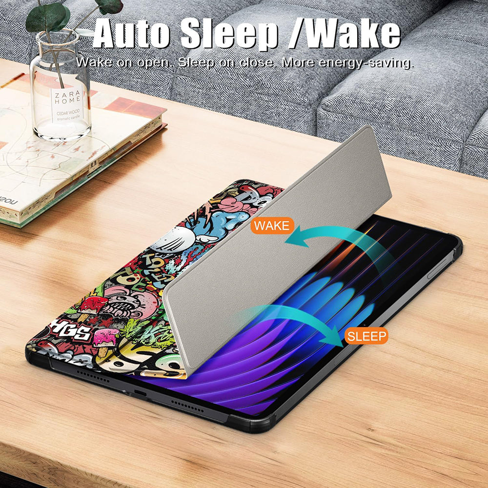 Deksel for Xiaomi Pad 7 / 7 Pro, Techsuit, FoldPro Urban Vibe, Flerfarget