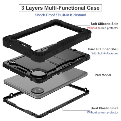 Deksel for Xiaomi Pad 7, Techsuit, Rugged TabShell, Svart